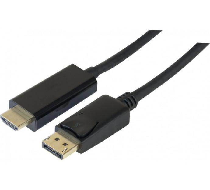 Cordon DisplayPort 1.2 vers HDMI® 1.4 noir - 3m - Débit 21,6 Gbps et résolution 4K@30Hz_0