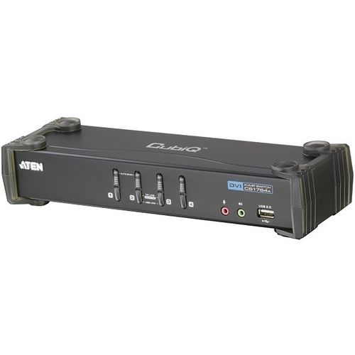 CS1764A KVM DVI ET USB ET AUDIO - 4 PORTS AVEC CABLES ATEN - ATEN
