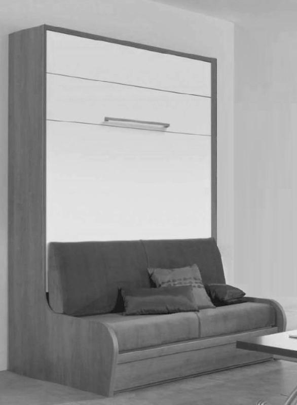 Armoire Lit Mural Avec Canape Campus Jacquelin Agencement Couchage