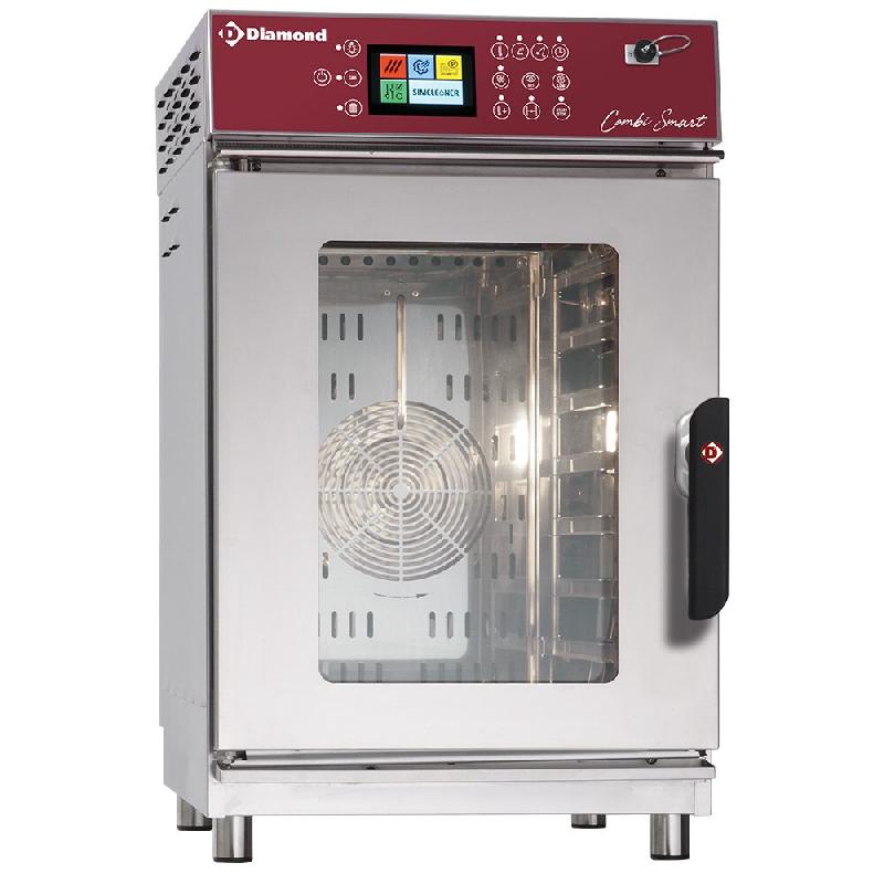 Diamond - Four vapeur/convection électrique, 7x GN1/1 Touch Screen + Auto-Cleaning - réf. FVS-711/TS - gris AKS-FVS-711/TS_0