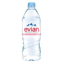 EAU MINÉRALE EVIAN BOUTEILLE 1 LITRE - CARTON DE 12