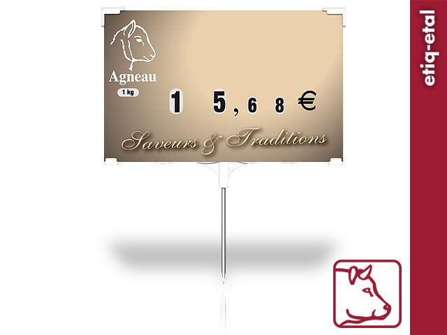 ETIQUETTES RAPID'ETIQ N°3 SAVEURS ET TRADITIONS - AGNEAU