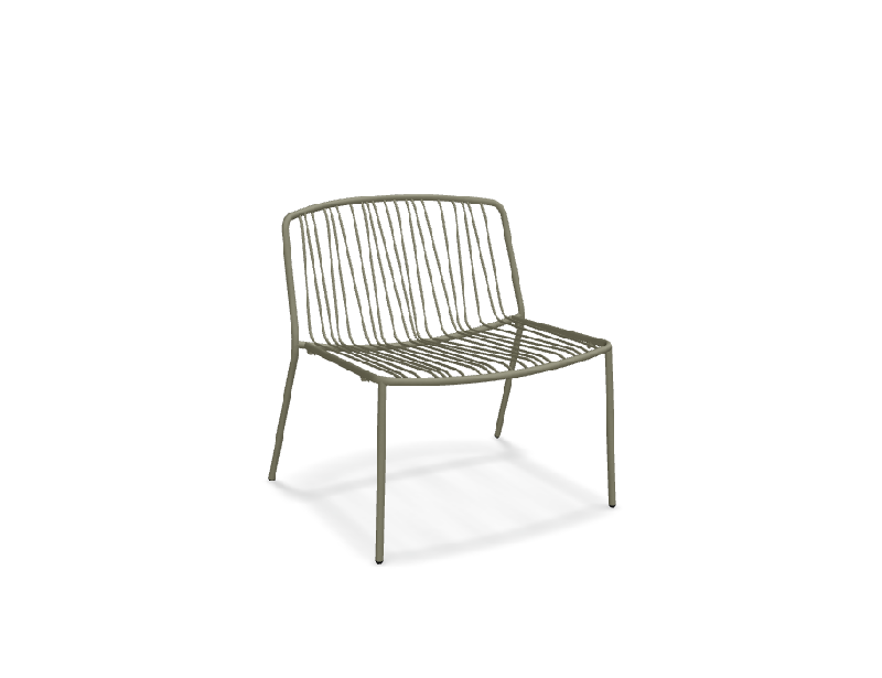 Fauteuil outdoor en métal BRIS - olive_0