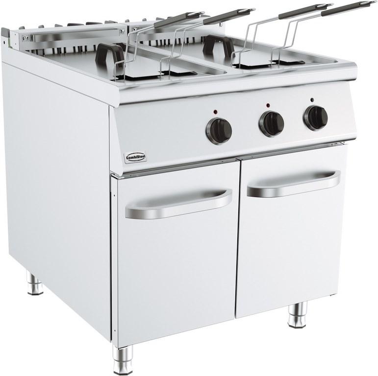 Friteuse professionnelle électrique 2 cuves 2x22L - 800x900x900 mm - 7178.3060 - 36 kW - 4 paniers_0