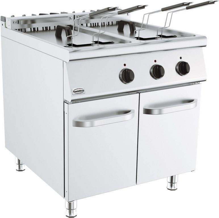 Friteuse professionnelle électrique 2 cuves 22 l - 800x900x900 mm - 7178.3060_0