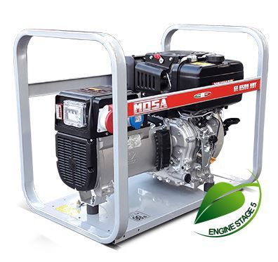 Groupe électrogène portatif GE 6500 YDT - Mosa - Moteur diesel Yanmar - Fréquence : 50 Hz - Puissance 6.5 kVA_0