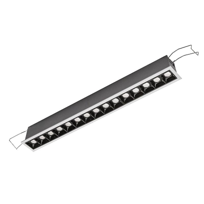 Gea Luce Spot Encastrable Gfa 15 Points Lumineux 30W 2400Lm 3000K Blanc Satiné Avec Optique Anti-Éblouissement - Gealuce - blanc GFA1122C_0