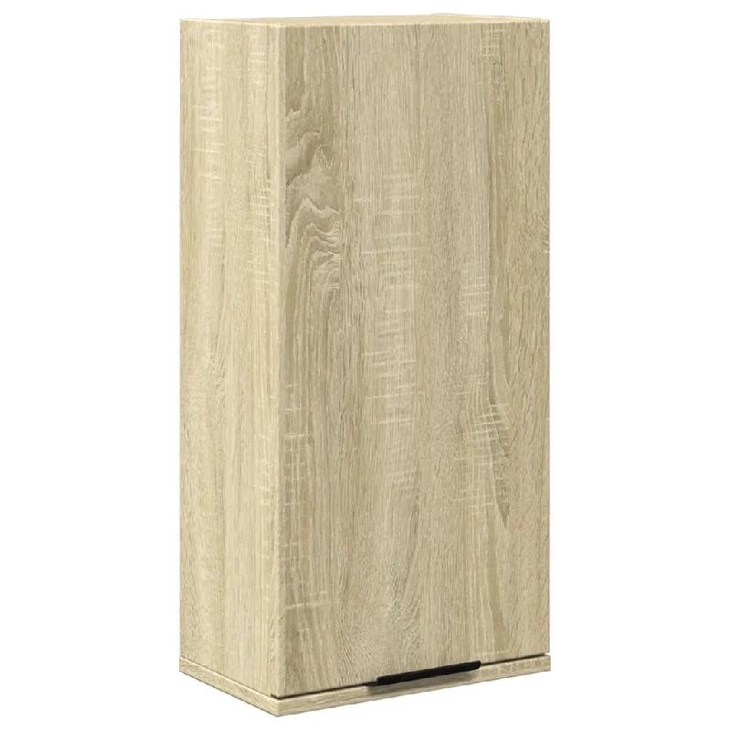 Helloshop26 - Armoire de salle de bain murale classique 32 x 20 x 67 cm rangement facile en bois d'ingénierie chêne sonoma 02_0049705 - Bois massif_0