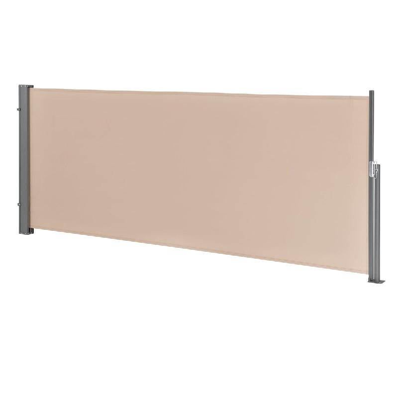 Helloshop26 - Store pour balcon latéral acier polyester 120 x 300 cm sable 03_0006572 - acier 3001804682727_0