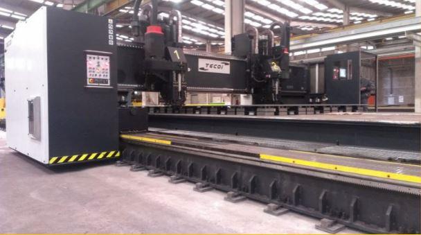 Machine de découpe combinée TRF Tecoi - chanfreinage précis et perçage pour chaudronnerie_0