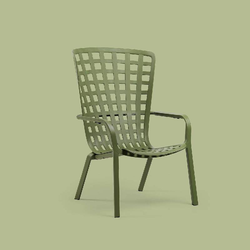Fauteuil réglable Milo - en polypropylène fiberglass anti-UV avec coussin disponible_0