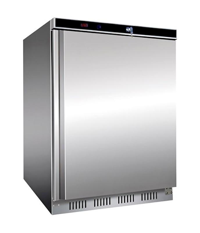 Mini armoire réfrigérée en inox - Température positive ou négative - Capacité 130L ou 140L_0