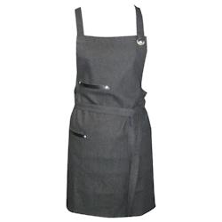 Oury Tablier bavette Jean noir - noir polyester 20016_0