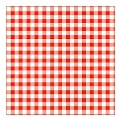 Papstar Serviettes, 3 plis pliage 1/4 33 cm x 33 cm rouge 