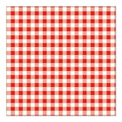 Papstar Serviettes, 3 plis pliage 1/4 33 cm x 33 cm rouge 