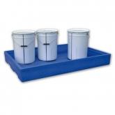 Plancher de rétention polyéthylène sans caillebotis - 130 litres_0