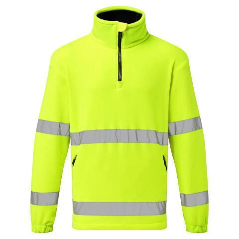 PORTWEST F302 POLAIRE 1/2 ZIP HV JAUNE - TAILLE S