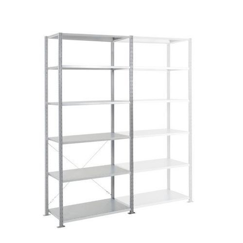 RAYONNAGE DÉPART AD'VANCE - GRIS - 6NVX- 2500X1000X700 - MANORGA
