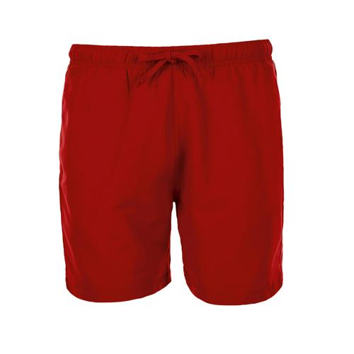 SHORT DE BAIN PERSONNALISABLE HOMME ROUGE