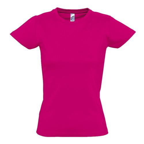 TEE-SHIRT PERSONNALISABLE ACTIVE 190 G FEMMEFUSHIA