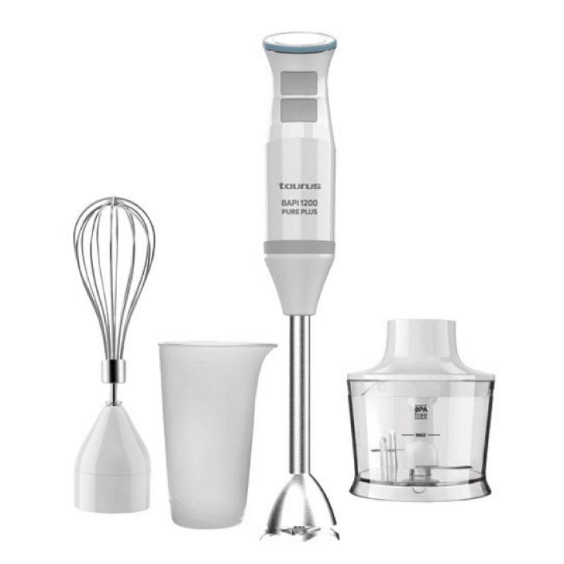 TAURUS mixeur plongeant 1200w blanc & gris 916417000 - 8414234164179_0