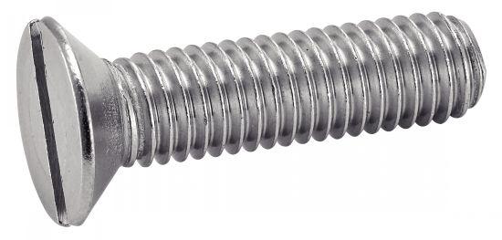 VIS À MÉTAUX TÊTE FRAISÉE FENDUE INOX A2 DIN 963 8X25 BOÎTE DE 100 - ACTON - 622088X25