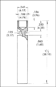 Électrode à cratère S-12 - cou rentrant (100 pièces)_0