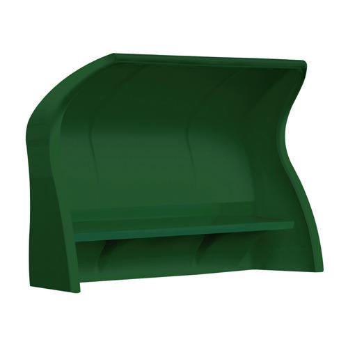 ABRI DE TOUCHE MONOBLOC VERT - ASSISE BANC
