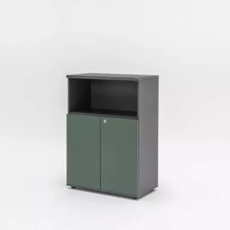Armoire mi-haute semi-ouverte H 113 cm COLOR_0