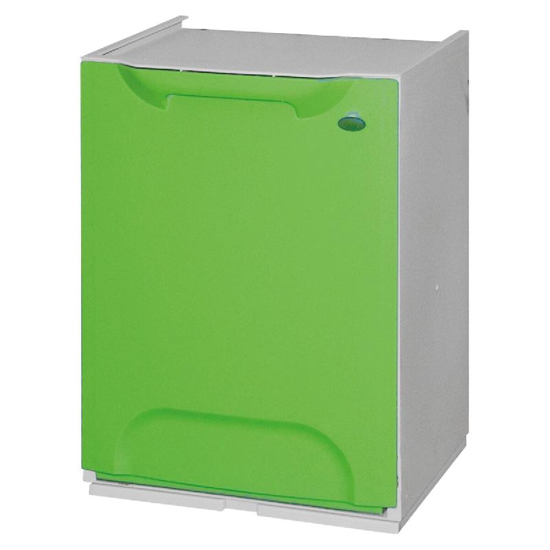 ArtPlast - Poubelle de Recyclage 20L en Polypropylène 34x29x47 cm de couleur Verte - Collection ECO-LOGICO - vert plastique polypropylène ZA1490_0