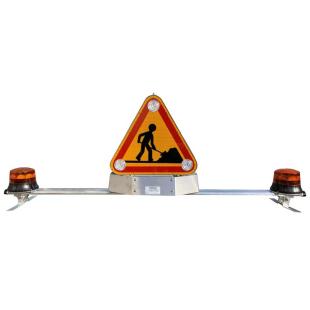 Barre Triflash 500 avec relevage électrique - Classe 2 - Signalisation lumineuse - Référence 254443X2A_0