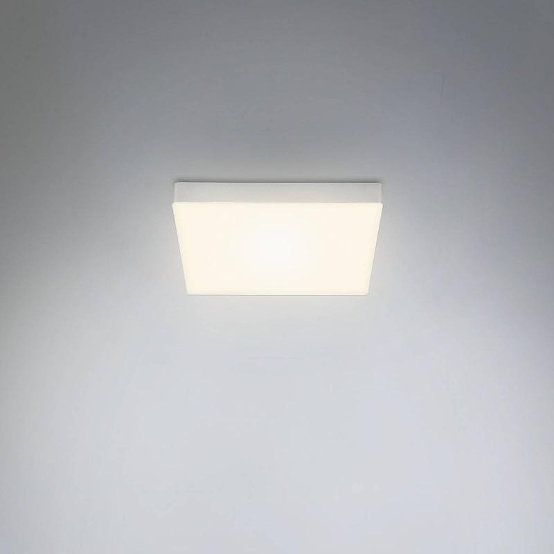 BRILONER PLAFONNIER LED FLAME, 21,2 X 21,2 CM, ARGENTÉ