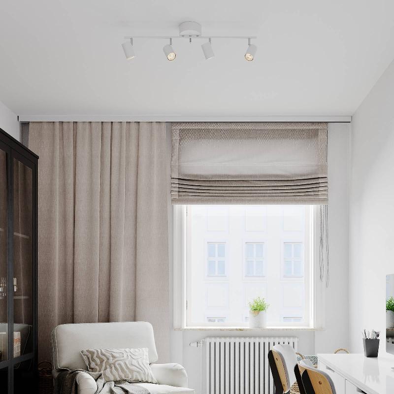 BY RYDÉNS CORRECT SPOT POUR PLAFOND X4 BLANC MAT