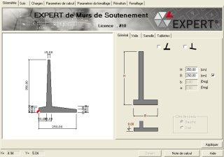 calculette en murs de soutenement robobat