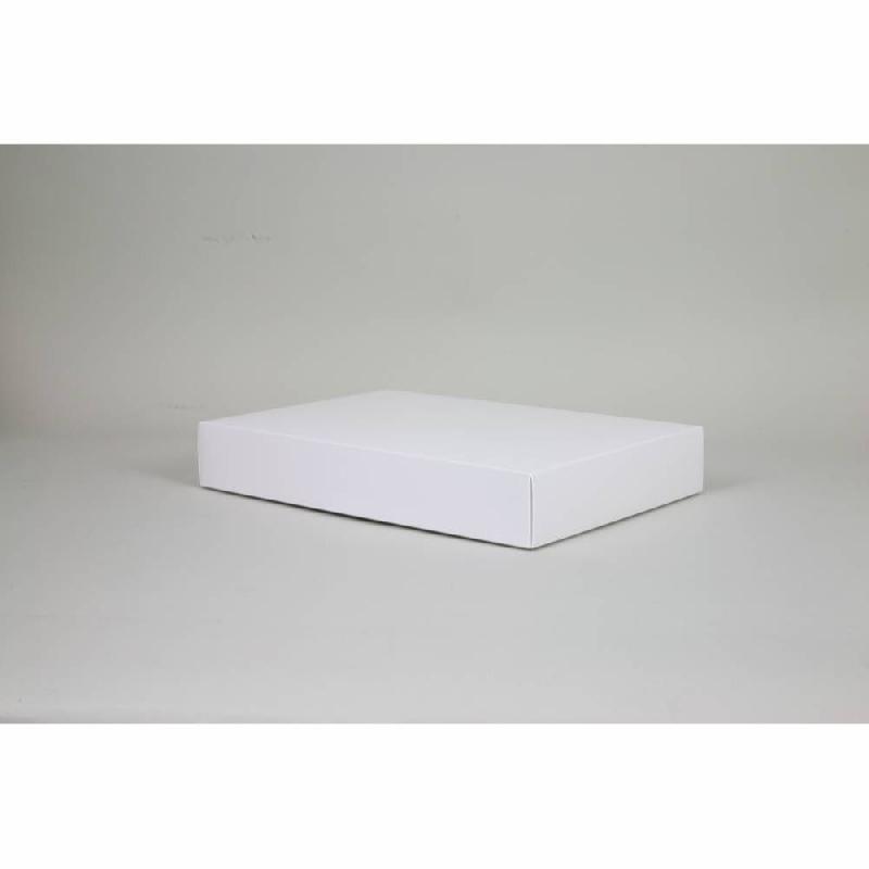 Campana cloche boîte 37x26x7cm blanc mat 50 unités_0