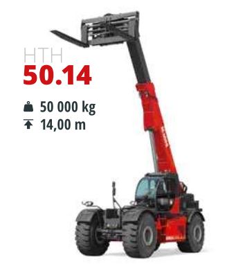 Chariot télescopique fixe  grosse capacité - Magni TH - HTH 50.14_0