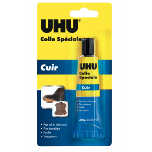 COLLE SPÉCIALE CUIR ET CHAUSSURES 30G/33ML UHU