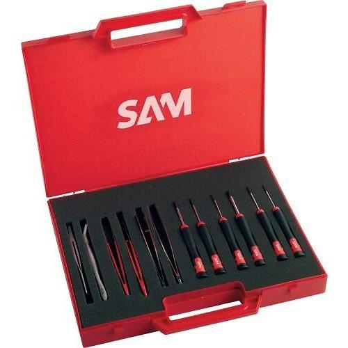 COMPOSITION DE 12 OUTILS ÉLECTRONIQUES SAM OUTILLAGE