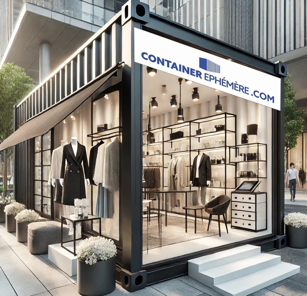 Container Boutique aménagé - moderne, personnalisable et transportable pour commerces et évènements_0