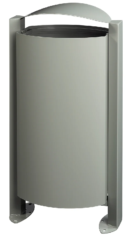 Corbeille ARKEA sur pied de  40 à 100 Litres - Gris Anthracite, 100L_0