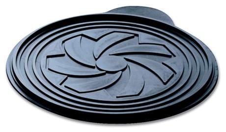 DISQUE  RELIEF ROSACE SILICONE 24 CM