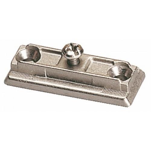 EMBASES DROITES À GLISSER ET À VISSER 0MM X10 SALICE