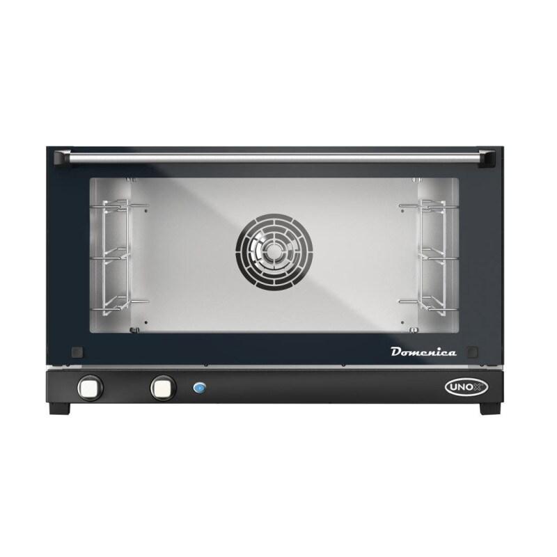 Four à convection manuel LINEMICRO Domenica 3 plaques XF033 - 800 x 707 x 472 mm - UNOX - 0615402174428_0