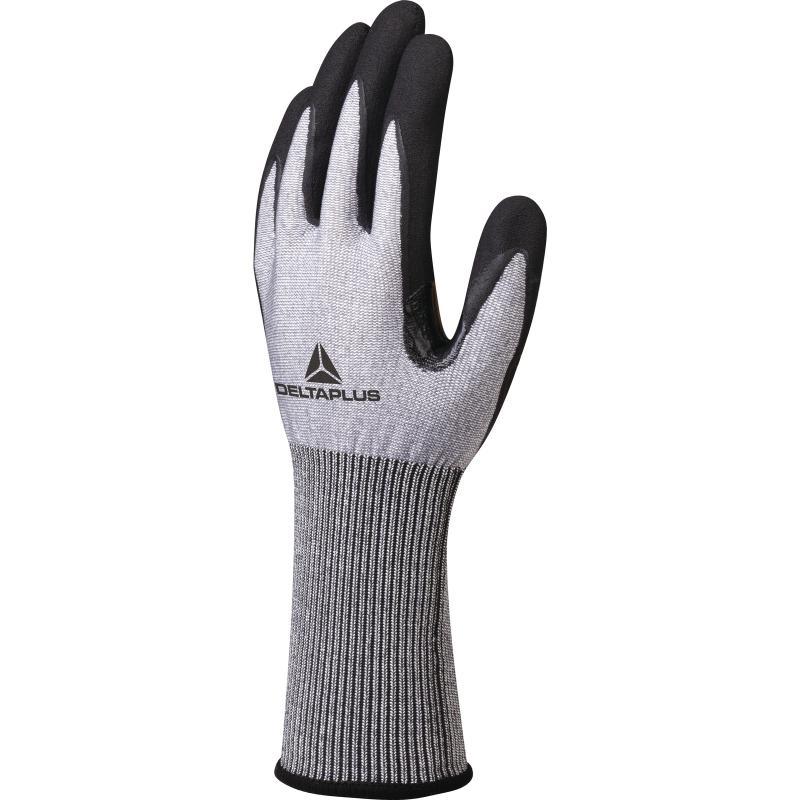 Gant anti-coupure tricot SOFTnocut - paume enduite mousse de nitrile - renfort nitrile - jauge 15 - réf. VECUTC01_0
