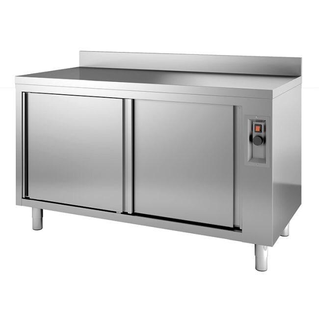 Gastro-Inox Armoire chauffante avec fond perforé et rebord 1200x700x880mm - 7445908636662_0