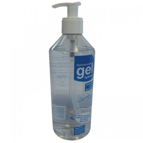 GEL HYDROALCOOLIQUE - FLACON POMPE À BEC LONG - 500 ML BRICOZOR