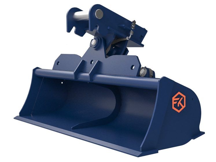 Godets de curage inclinables DUO FK Machinery pour pelles_0