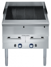 Grillade gaz monobloc - 800mm - acier inoxydable - contrôle de flamme - 391064_0