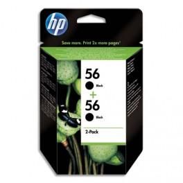HP CARTOUCHE ENCRE NO 56 PACK2 NOIR C9502AE