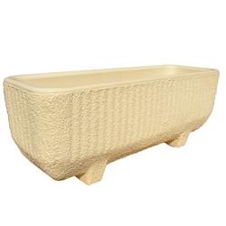 Jardinière épicéa double paroi avec réserve d'eau - BEIGE - beige 3700242102278_0